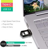 Paquete de 5 Unidades SUNKANGKIE SK-otg01, Memoria USB 3.0 Tipo-C Super Mini OTG, Metálica, 2 en 1, Portátil, Nueva, con 3 Años de Garantía
