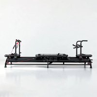 Reformer Pilates Commercial Noir Mega Xformer en Alliage d'Aluminium pour Usage Domestique