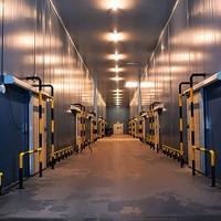 Entrepôt frigorifique en structure métallique, chambre froide modulaire isolée, entrepôt congélateur pour la distribution logistique de produits alimentaires
