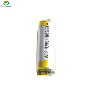 75300 100 MAh Miễn Phí Mẫu Ánh Sáng Trọng Lượng Đóng Gói PCB BATTERIE Bìa 3.6 V 3.7 V Pin Lithium Ion