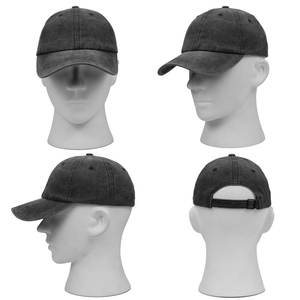 Toptan özel Logo baba şapka işlemeli düşük profil yapılandırılmamış beyzbol şapkası düz pamuk Strapback boş yıkanmış Vintage - Product Image 6