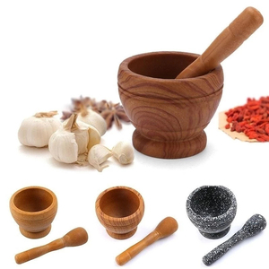 Küchen bedarf Stößel mühle PP Mörser Stößel <span class=keywords><strong>Set</strong></span> Handbuch Knoblauch Stampfer Kräuter Gewürz Mischen Mahlen Brecher - Product Image 4