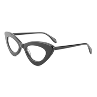 Gafas de Sol de Ojo de Gato con Marco Pequeño para Mujer, Diseño Delicado y Moderno de Estilo Europeo Americano, Monturas Modernas, Gafas Ópticas