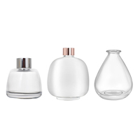 Bouteilles de diffuseur à roseaux en verre de luxe de 200 ml, uniques, vides, pour emballage de parfum et d'arômes, vente en gros
