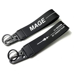 Personalized <b>Customized</b> Promotional Keychains Double-side Logo Flight Tag PVC Keychain With Carabiners - Product Image 3