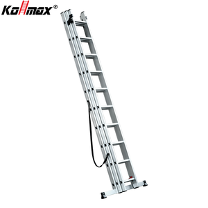 <span class=keywords><strong>Échelle</strong></span> d'extension industrielle 3*10 étapes 3 sections <span class=keywords><strong>Échelle</strong></span> <span class=keywords><strong>multifonction</strong></span> pliable en aluminium <span class=keywords><strong>avec</strong></span> EN131 - Product Image 6
