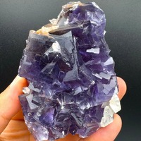 Vente en gros CrystalHola : Spécimen minéral de fluorite violette de haute qualité, Pierre brute, Gemme naturelle, Tendance mode, Souvenir de maison unique