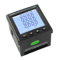 Medidor de Energía Multifunción Acrel APM800 3 KWH, Protocolo RS485 Modbus-RTU, Precisión de 0.5s, Análisis de Calidad de Energía para Subestaciones y Cuartos de Distribución