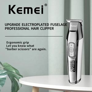 <span class=keywords><strong>Kemei</strong></span> <span class=keywords><strong>Km</strong></span>-<span class=keywords><strong>5027</strong></span> 1200mAh Épilateur électrique de salon Rasoir rechargeable sans fil Tondeuse à barbe réglable Moteur à vitesse réglable Tondeuse à cheveux - Product Image 3