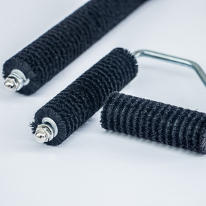 Customized Roller <b>Brushes</b> Black Bristle 45mm Length Chemical Fiber Circular Shape For Painting Building Materials Tool <b>Brush</b> - Product Image 3