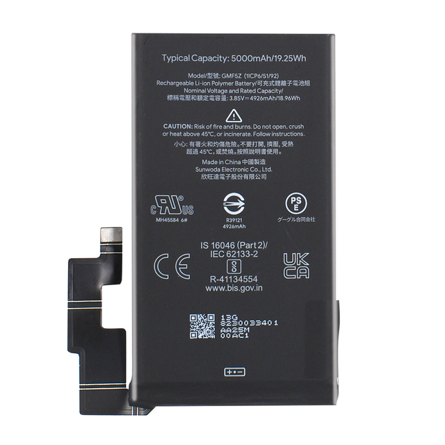 Original Quality GMF5Z Replacement Battery for Google Pixel 7 Pro Genuine Phone Battery