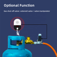 Détecteurs de gaz domestiques 100-240V avec prise EU/US pour la détection de fuites de propane, GPL et gaz naturel dans la cuisine