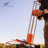 Piège à pigeon automatique en argile double 12V en métal robuste avec capacité de trémie de 90 pièces pour l'entraînement et la compétition de tir en plein air