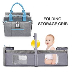 Free Sample BSCI BSCI Factory Baby Diaper <b>Bag</b> Fashion Safe Portable Backpack Foldable Diaper <b>Bag</b> with <b>Changing</b> Station - Product Image 5