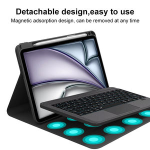<span class=keywords><strong>Funda</strong></span> de <span class=keywords><strong>teclado</strong></span> magnético con idioma BT inalámbrico personalizado para <span class=keywords><strong>Ipad</strong></span> Pro 11 2024, <span class=keywords><strong>Funda</strong></span> de cuero para tableta inteligente para <span class=keywords><strong>Ipad</strong></span> de 10. ª generación - Product Image 2
