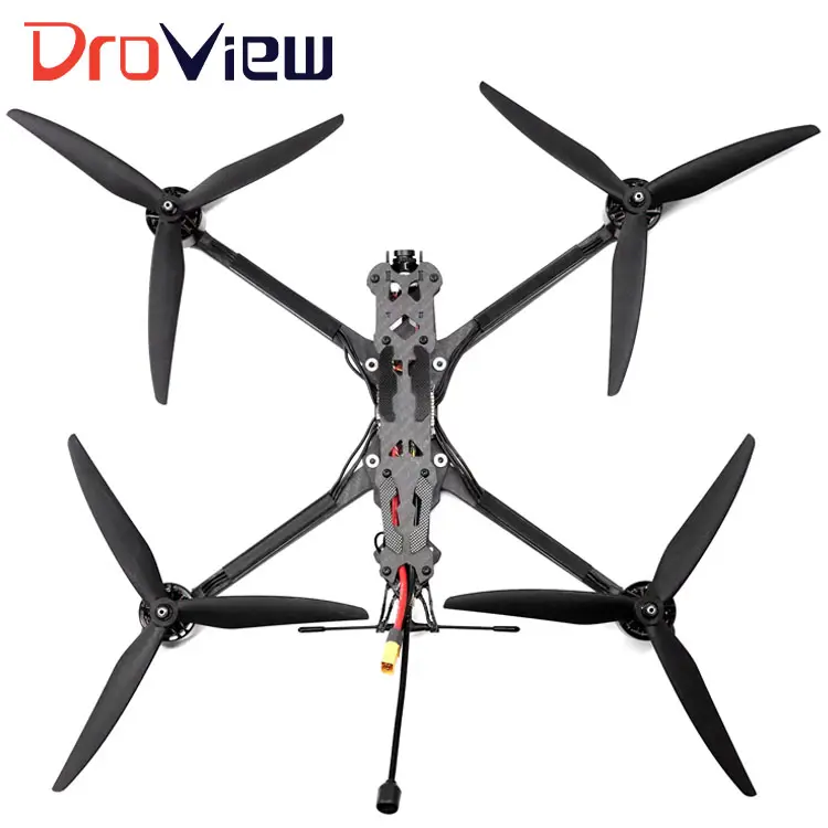 60,000PCS/월 제조업체 FPV 드론 10 인치 무거운 페이로드 긴 시간 비행 야간 투시경 카메라 레이싱 FPV 드론