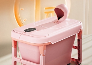 Portable <strong>Foldable</strong> Bathtub for Adults - Separate Family Bathroom SPA Tub - Ideal for Hot <strong>Bath</strong> Ice <strong>Bath</strong> - Product Image 3