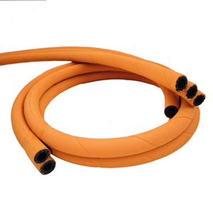 <span class=keywords><strong>Tuyau</strong></span> de <span class=keywords><strong>gaz</strong></span> GPL en caoutchouc renforcé de fil d'acier de couleur orange pour les lignes de <span class=keywords><strong>gaz</strong></span> de cuisinière, <span class=keywords><strong>tuyau</strong></span> de <span class=keywords><strong>gaz</strong></span> <span class=keywords><strong>butane</strong></span> en PVC, CE haute qualité - Product Image 3