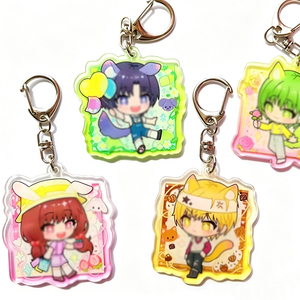Support en acrylique holographique personnalisé double face imprimé UV, motif arc-en-ciel, idéal pour les fans d'anime, cadeau d'entreprise créatif à faire soi-même, vente en gros - Product Image 4