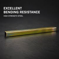 Acier en C galvanisé moderne avec finition jaune irisée pour les cloisons et les ossatures murales de villas