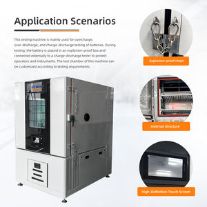 प्रोग्रामेबल बैटरी विस्फोट-प्रूफ परीक्षण कक्ष-70 से + 180 पेरिस जलवायु तापमान स्थिति पर्यावरण कक्ष - Product Image 3