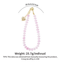 Cadena para Teléfono de Piedra Natural, Correa para Teléfono Móvil, Pulsera Antipérdida, Llavero, Cordón con Cuentas de Cristal para Mujer, Accesorio