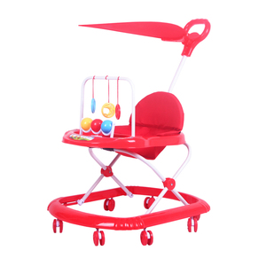 車輪と天蓋付きの多機能プラスチック製ウォーキングチェアベビーウォーカー - Product Image 1