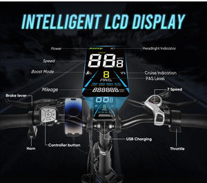 Líder DE LA INDUSTRIA Velo Electrique 48V 15ah Batería integrada <span class=keywords><strong>Bicicleta</strong></span> <span class=keywords><strong>eléctrica</strong></span> de ciudad con diseño plegable de neumáticos gruesos Almacén del Reino Unido - Product Image 3