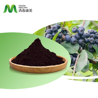 Hoge Kwaliteit 100% Zwarte Aronia Chokeberry Extract Anthocyanine