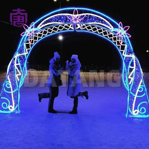 Arco de luz LED 3D personalizado para decoración navideña y festiva durante todo el año, impermeable IP65 - Product Image 3