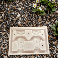 Moule brique creux en plastique décoratif ciment fenêtre fleur clôture jardin mur fond mur brique moule