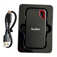 قرص صلب خارجي SSD من نوع USB 3.0 Type-C بسعات 128 جيجابايت و256 جيجابايت و512 جيجابايت و1 تيرابايت و2 تيرابايت و4 تيرابايت للتخزين المتنقل