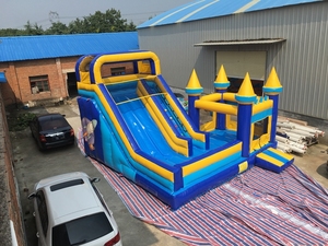 Karry thương mại màu xanh 7x6m dành cho người lớn kích thước nảy lâu đài <span class=keywords><strong>Inflatable</strong></span> bouncy nhà <span class=keywords><strong>Inflatable</strong></span> bouncers cho ngoài trời <span class=keywords><strong>Inflatable</strong></span> - Product Image 3