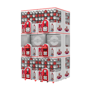 Machine <span class=keywords><strong>de</strong></span> jeu d'arcade à monnayeur, type Gashapon, avec grue à pinces, pour 6 joueurs, 180 langues, pour intérieur - Product Image 6