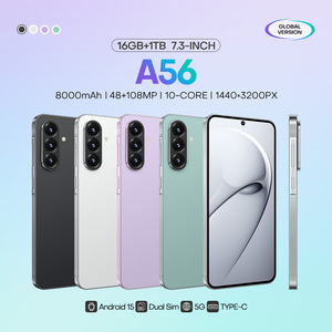 Scelta globale A56 5G bande globali 7.3 ''16 + 1TB 108MP <span class=keywords><strong>OIS</strong></span> 8000mAh 120Hz 8 Gen3 Smartphone Android 5g Smartphone Smartphone Smartphone 5G - Product Image 5