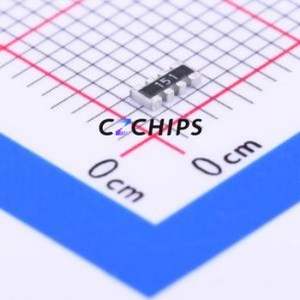 4D03WGJ0151T5E ตัวต้านทานแบบเครือข่าย 0603x4 (จำนวนตัวต้านทาน: 4) (ค่าความต้านทาน: 150 โอห์ม ความแม่นยำ: 5%) - Product Image 1