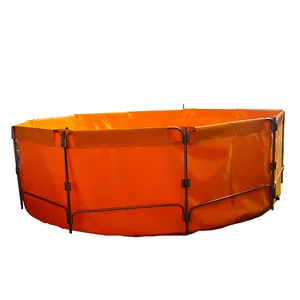 Tùy Nuôi Trồng Thủy Sản Có Thể Gập Lại PVC Tarpaulin Sống Tươi Bể Nước Lớn Cá Để Bán