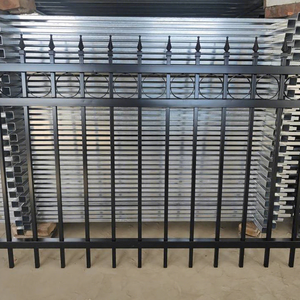 Paneles de Cerca de Acero de Alta Calidad 6x8, Tubo de Metal Galvanizado Antioxidante, Cercas de Seguridad de Acero, Paneles de Cerca de Hierro Forjado - Product Image 2