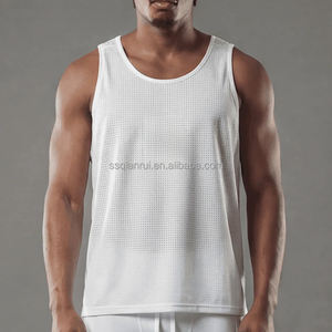 Camiseta Deportiva Personalizada, Transpirable, de Malla, para Entrenamiento, Running, Gimnasio, Camiseta Deportiva sin Mangas, Camiseta Deportiva Lisa para Hombre, Chaleco Musculoso - Product Image 6