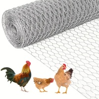 Grillage hexagonal galvanisé pour volailles, clôture pour poulets, oiseaux et lapins en ferme