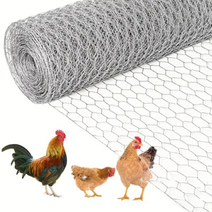 Galvanized Hexagonal <strong>Wire</strong> Mesh Poultry <strong>Netting</strong> Chicken <strong>Wire</strong> for Farm Bird and Rabbit Enclosure Fence - Product Image 2