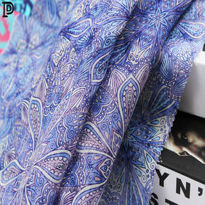 ผ้าป่านสไตล์จีนแห่งชาติผ้าฝ้ายพิมพ์ดิจิตอลลวดลายเรขาคณิตสามารถปรับแต่งผ้า - Product Image 5