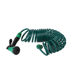 Mangueira de Jardim Espiral de Plástico EVA de Alta Qualidade 3/8 Polegadas Diâmetro Padrão BS 10 Bar Pressão Mangueiras e Carretéis de Irrigação - Product Image 3