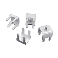 Connecteur de puissance OEM robuste M4 en acier/laiton étamé pour PCB, borne de soudure à pression, languette de soudage, matériel haute intensité