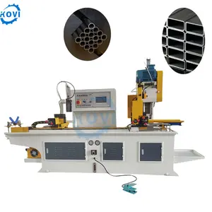 Steel pipe metal copper tube aluminum 325/425CNC full automatic 90degress straightening cutter round square pipe cutting machine