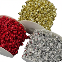Guirnalda de Cuentas Rojas Navideñas de Plástico Impermeable de 10 m, Cadena Colgante con Cuentas para Decoración de Árboles, Hogar, Bodas, Fiestas, Fábrica