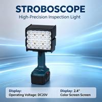 Estroboscopio LED Portátil de Grado Industrial, Luz de Inspección de Superficies de Alta Luminosidad para Control de Calidad en Impresión de Papel