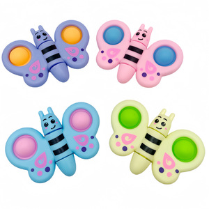 Merrycoo New Căng Thẳng Cứu Trợ Đảng Ủng Hộ Đồ Chơi Đẩy Trò Chơi Itting Ngón Tay Thần Tài Đồ Chơi Bướm <span class=keywords><strong>Spinner</strong></span> Pop Bong Bóng Cho Trẻ Em - Product Image 6