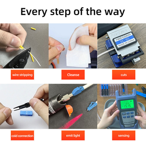 Kit d'outils réseau FTTH Saivxian Skl-60s, sac personnalisable OEM, localisateur de défaut visuel, puissance <span class=keywords><strong>optique</strong></span>, connecteur SC, <span class=keywords><strong>fibre</strong></span> 4G 3G - Product Image 4