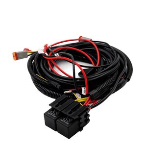 ชุดสายไฟรีเลย์แตรรถยนต์ 12V พลาสติก สำหรับการติดตั้งเพิ่มเติมพร้อมการเชื่อมต่อไฟ LED - Product Image 1